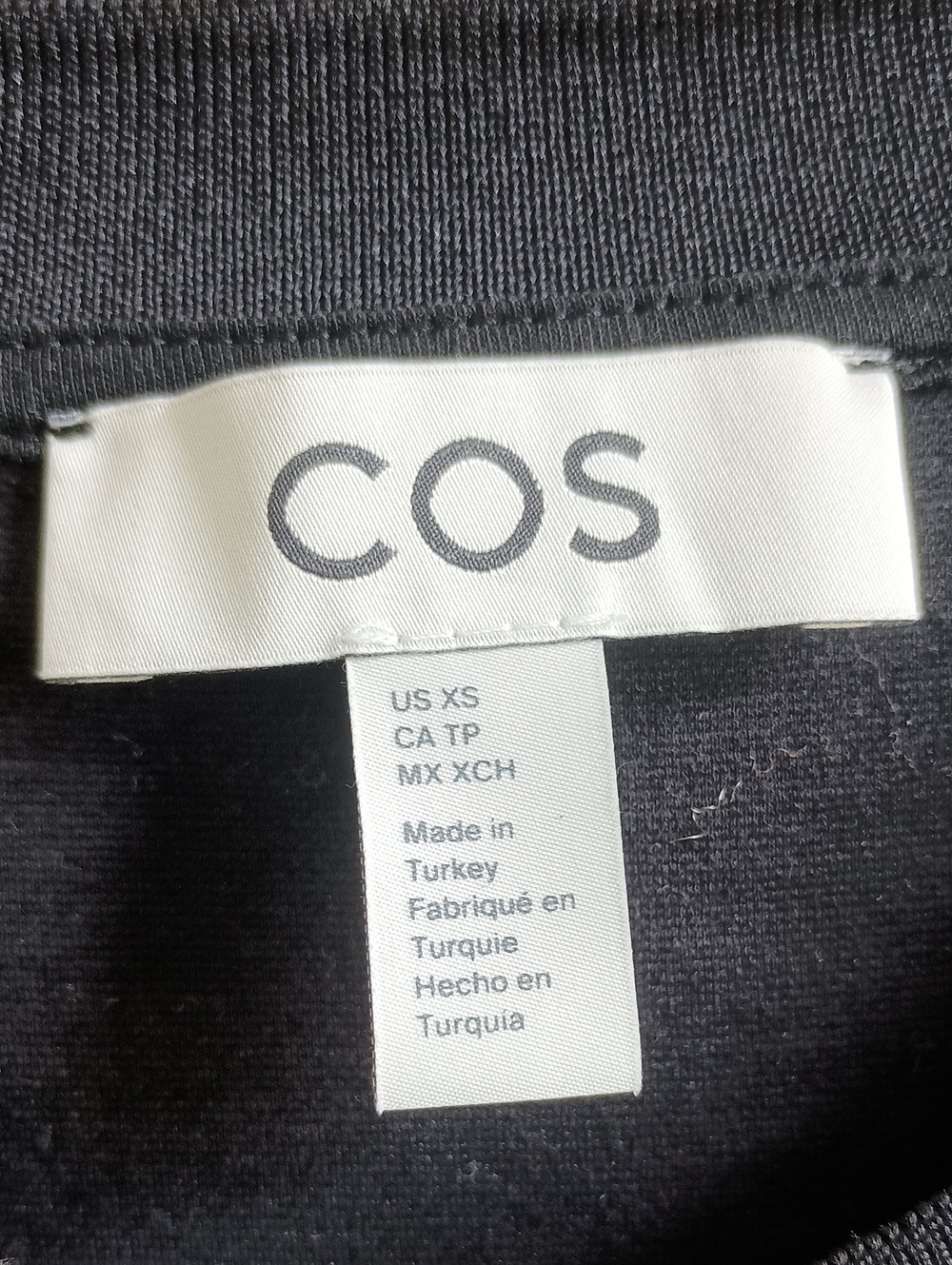 COS Black Short-Sleeve Maxi Dress - Picture 4 of 6